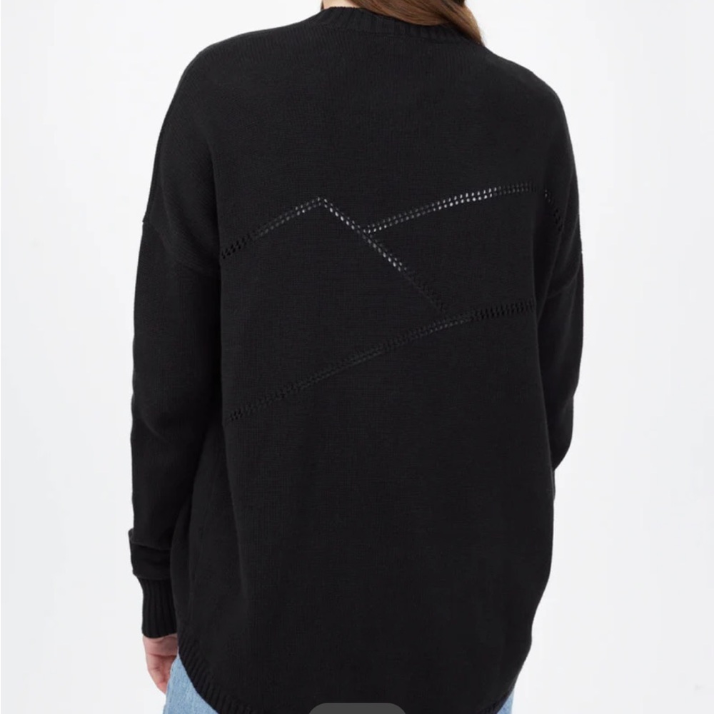 NWOT Tentree Women's Classic Black Cardigan  XL - Picture 4 of 11
